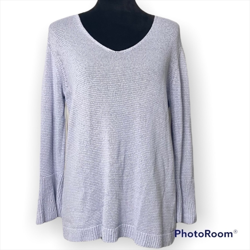Ann Taylor Loft sweater purple lilac long sleeve size large